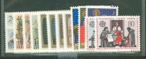 Liechtenstein #718/734  Single (Complete Set)