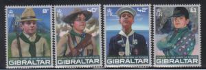 Gibraltar 1080-83 Boy Scouts Mint NH