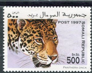 Somalia 1997 WILD CAT FELINE 1 value Perforated Mint (NH)