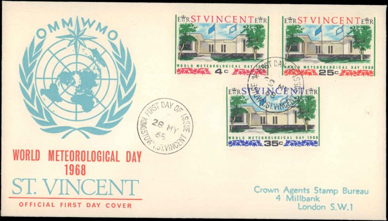 Saint Vincent, Worldwide First Day Cover, United Nations Related