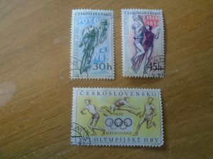 Czechoslovakia  #  747-49  used