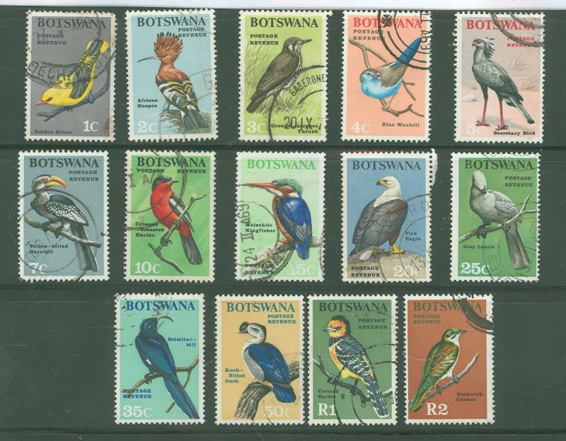 Botswana #19-32 Used Single (Complete Set)