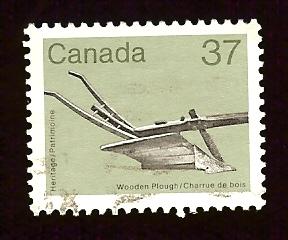 Canada #927 37c Wooden Plough