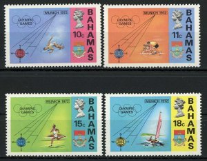 Bahamas Olympic Games Munich '72 Sport Serie Set of 4 Stamps Mint NH