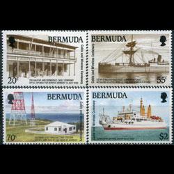 BERMUDA 1990 - Scott# 601-4 Cable Cent. Set of 4 NH