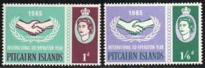 Pitcairn Islands Sc #54-55 Mint Hinged