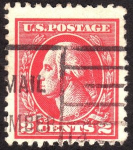 1920, US 2c, Washington, Used, Sc 528
