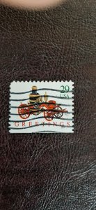 US Scott # 2716; used 29c Christmas Toys booklet issued 1992; VF