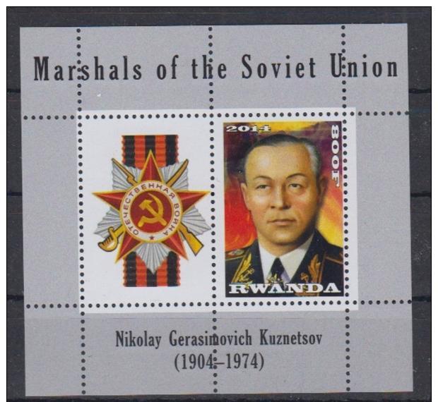 RWANDA SHEET MARSHALS SOVIET UNION A2