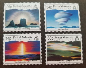 British Antarctic Territory Atmospheric Phenomena 1992 Weather Cloud (stamp) MNH 