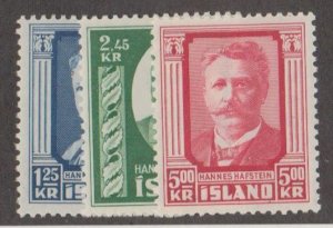 Iceland Scott #284-285-286 Stamp - Mint Set