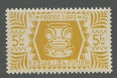 Wallis & Futuna Scott Catalog Number 138 Issued in 1944