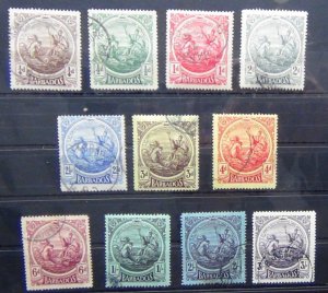 Barbados 1916 - 1919 set to 3s Used