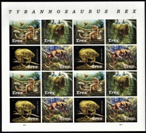 US 5410-5413 MNH VF/XF 55 Cent Tyrannosaurus Rex Full Sheet of 16 Stamps