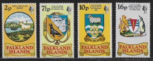 Falkland Islands Scott #'s 241 - 244 MNH