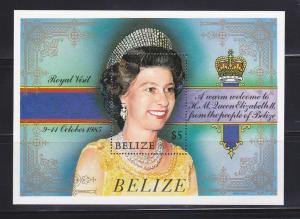 Belize 785 MNH Royal Visit, Queen Elizabeth II (A)