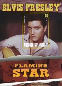Elvis in the Movies Flaming Star S/S - Union Island St Vincent
