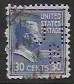 US #830 used Roosevelt.   Perfin