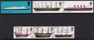 575-80 1969 Ships MNH