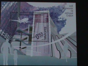 BULGARIA-2006-SC#4419-OPENING OF SOFIA AIRPORT TERMINAL-MNH-S/S-VF LAST ONE