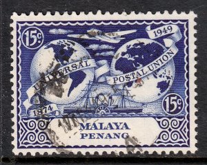 Malaya (Penang) - Scott #24 - Used - SCV $3.75