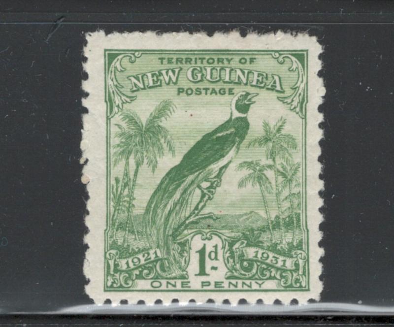 New Guinea 1931 Bird of Paradise 1p Scott # 18 MH