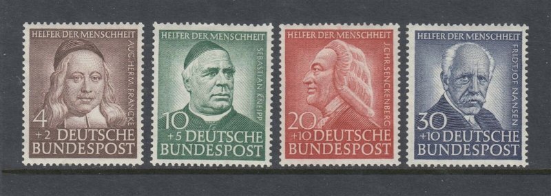 GERMANY #B334-337 SET - SemiPostal (HINGED) cv$29.75