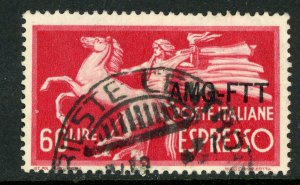 Italy 1948 Trieste AMG FTT 60 Lire Express Issue Scott E4 VFU F274