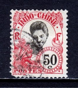 Indochina - Scott #53 - Used - 2 small thins - SCV $6.00