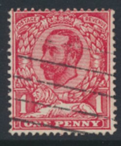 Great Britain SC# 152*  SG 329  George V Downey Head Used see detail & scans