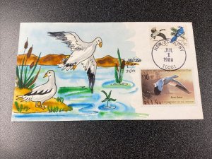 US RW55 Snow Goose Duck Stamp $10 FDC On Hand Painted Cover