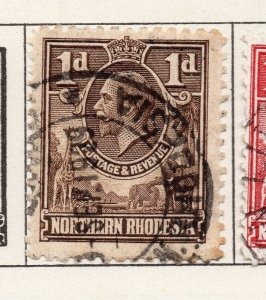 Northern Rhodesia 1912 Early Issue Fine Used 1d. 269046