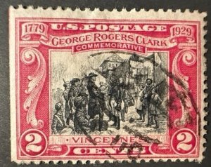 US# 651 George Rogers Clark 19219 Used