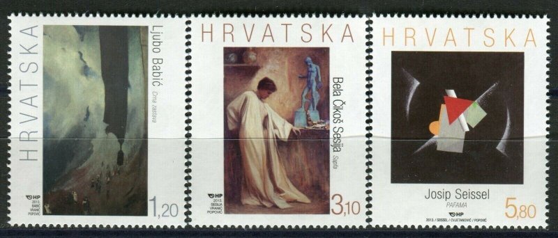 172 CROATIA 2013 - ART - CROATIAN VISUAL ARTS - MNH Set