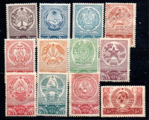 Russia 647-658 Set Mint hinged