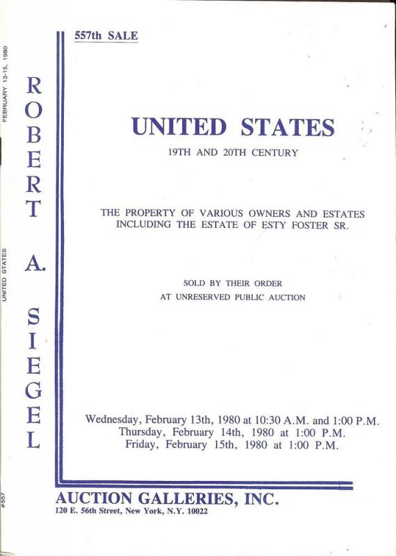 United States 19th & 20th Century including the Estate of...