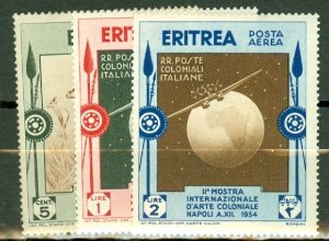 KN: Eritrea 175-80, C1-6 mint CV $66; scan shows only a few