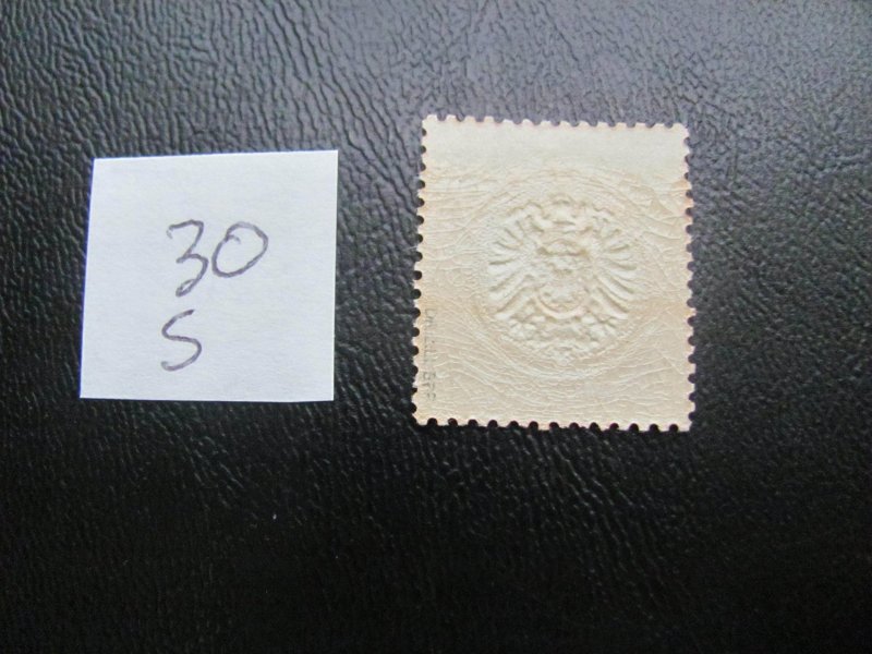 GERMANY 1872 MNH SIGNED ZILL  MI. 30 SC 28 LARGE SHIELD VF 220 EUROS (113)