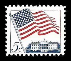 PCBstamps     US #1208 5c Flag & White House, MNH, (8)