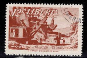 LIBERIA Scott C71 Used  airmail stamp 1953