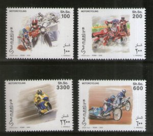 Somalia 2003 Bike Sport Motor Cycling 4V MNH # 124