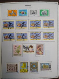 collection on pages Panama 1970-82 PT: CV $192