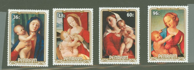 Penrhyn #303-306  Single (Complete Set) (Paintings)