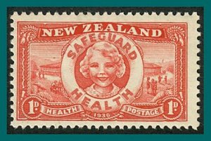 New Zealand 1936 Health, Health Camp, MNH #B11,SG598