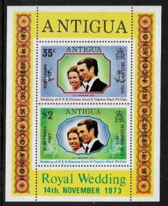 Antigua #324a MNH S/Sheet - Royal Visit