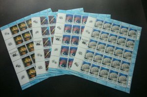 Malaysia International Year Of The Reef 1997 (half sheetlet) MNH *rare *c scan