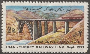 Persia/Iran, Scott#1613,  mint, hinged, 2r,  Railroad, train, Turkey, link