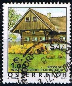 Austria 2003,Sc.#1876 used, Farmhouse in Rossegg (Western Styria)