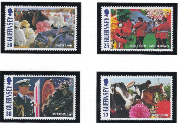 Guernsey 636-39 MNH 1998 Europa (ak8317)