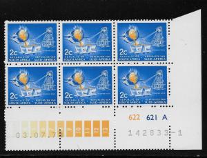 SOUTH AFRICA SC# 376 BK/4 LR 622/621A-I JULY 1974 ISSUE 17  FVF/MNH